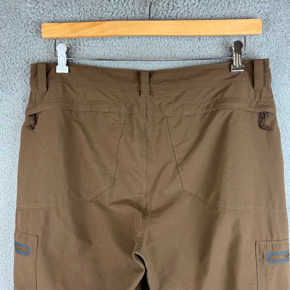 LL Bean Cresta Hiking Pants Mens 34x34 Brown Nylon Spandex Cargo - Picture 4 of 9